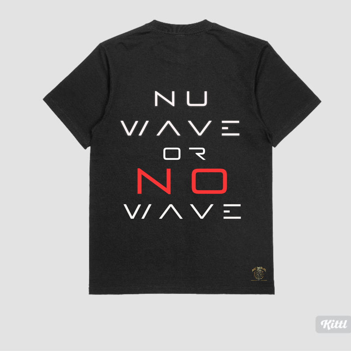 Nu Wave Or No Wave Black Tee Edition